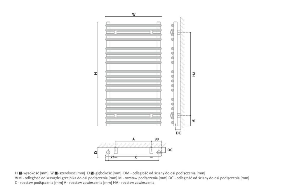 Radiator design GORGIEL MARS AR1 70/60