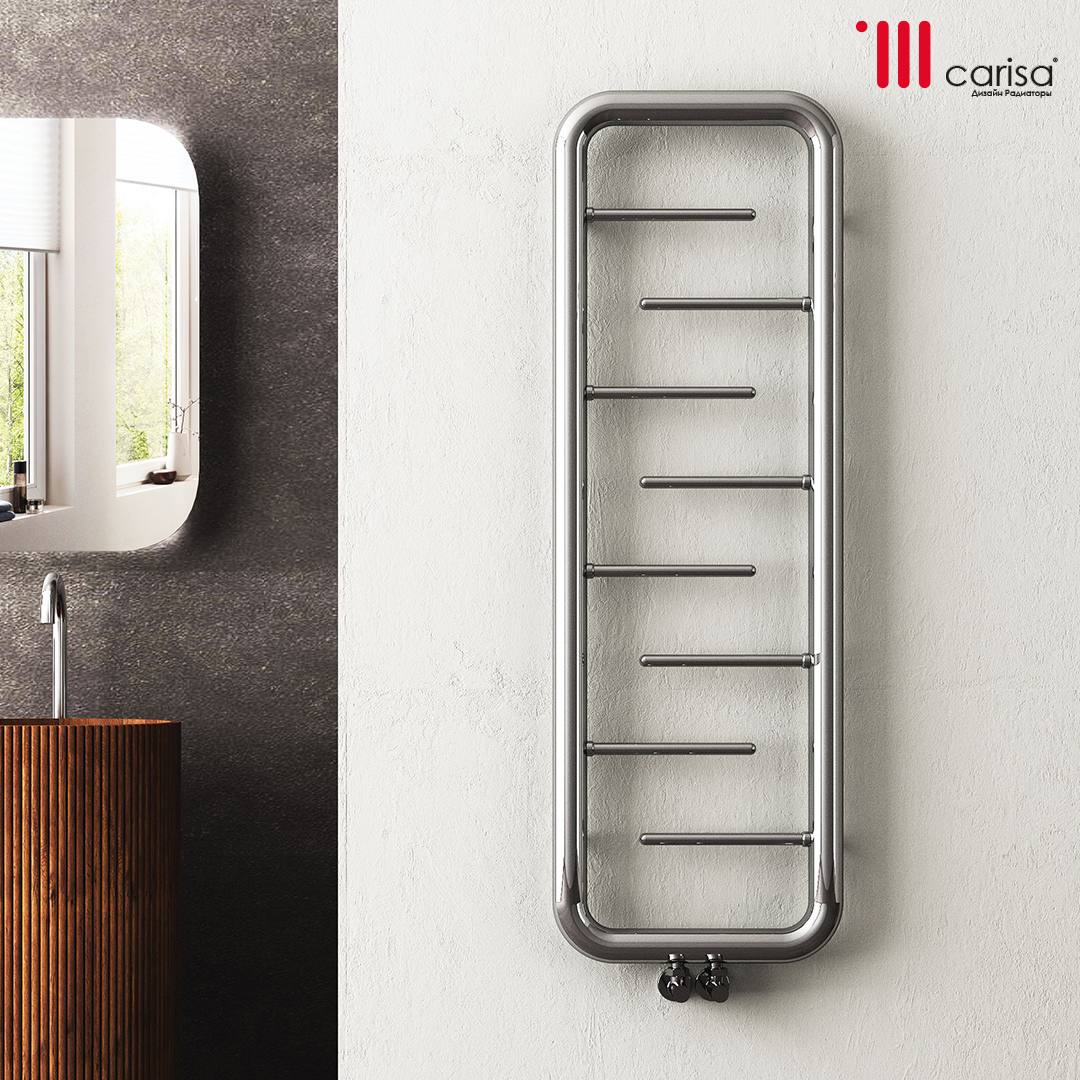 Дизайнерский радиатор  CARISA inox AREN 1200x500