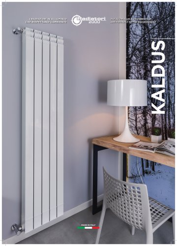 Radiator aluminiu Radiatori2000 Kaldus 1400 (5 elem.)